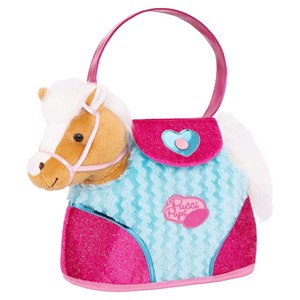 کیف دستی پوچی پاپز Pucci Pups به همراه اسب پولیشی مدل Pucci Pups Beige Horse with Bag_اسباب بازی
