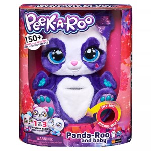 عروسک رباتیک پاندارو پیکاروو همراه با بچه پاندا مدل Peek-A-Roo, Panda-Roo Interactive_اسباب بازی