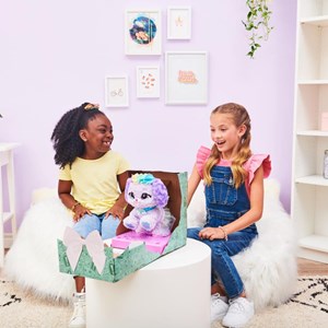 عروسک رباتیک هاپو سورپرایزی Present Pets مدل Rainbow Fairy Missy or Blossom Interactive Puppy _اسباب بازی