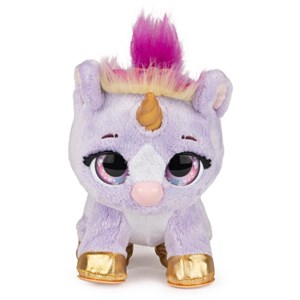 عروسک یونیکورن سورپرایزی رباتیک Present Pets مدل Present Pets - Unicorn Moonbeam or Twinkle Interactive Plush Pet with Bonus Comb, Light-up Horn and Over 100 Sounds and Actions_اسباب بازی