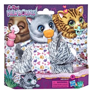 عروسک رباتیک پیشی FurReal Newborns مدل FurReal - Newborns Kitty Interactive Animatronic Plush_اسباب بازی
