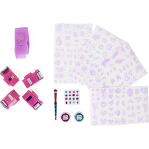 ست تتوی بدن درخشان مدل Cool Maker - Shimmer Me Body Art with 4 Metallic Foils and 180 Designs_اسباب بازی