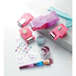 ست تتوی بدن درخشان مدل Cool Maker - Shimmer Me Body Art with 4 Metallic Foils and 180 Designs_اسباب بازی