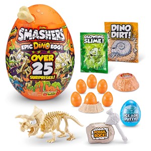 تخم داینو اسمشرز Smashers با استخوان کرم مدل Smashers Epic Dino Egg Collectibles Series 3 Dino By_اسباب بازی