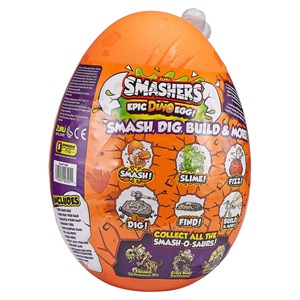 تخم داینو اسمشرز Smashers با استخوان کرم مدل Smashers Epic Dino Egg Collectibles Series 3 Dino By_اسباب بازی