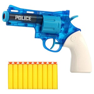 تفنگ اسباب بازی دو کاره تیرانداز و آب پاش مدل Multi-Purpose Toy Swivel Guns, Kids Soft Bullet Toy Swivel Guns, Kids Water Guns, with 10 Soft Foam Darts for Kids Teens Adults_اسباب بازی