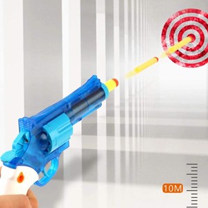 تفنگ اسباب بازی دو کاره تیرانداز و آب پاش مدل Multi-Purpose Toy Swivel Guns, Kids Soft Bullet Toy Swivel Guns, Kids Water Guns, with 10 Soft Foam Darts for Kids Teens Adults_اسباب بازی