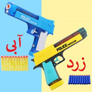 تفنگ اسباب بازی دو کاره تیرانداز و آب پاش همراه با وسایل مدل TOY POLICE DRAMA PLAY SET WITH SOFT BULLET GUN BLAST WATAR 2 IN 1 GUN GREAT GIFT_اسباب بازی