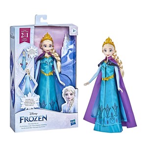 عروسک دیزنی السا نمایش لباس سحرآمیز مدل Hasbro - Disney - Frozen Elsa’s Royal Reveal_اسباب بازی