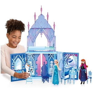 قصر یخی دیزنی تاشو فروزن 2 به همراه پرنسس السا مدل Hasbro - Disney Princess Frozen - Elsa's Fold and Go Ice Palace with Princess Elsa and Olaf_اسباب بازی