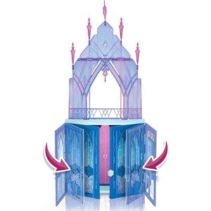 قصر یخی دیزنی تاشو فروزن 2 به همراه پرنسس السا مدل Hasbro - Disney Princess Frozen - Elsa's Fold and Go Ice Palace with Princess Elsa and Olaf_اسباب بازی