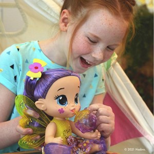 عروسک رباتیک بیبی الایو مدل Hasbro - Baby Alive - Glo Pixies - Siena Sparkle_اسباب بازی