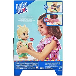عروسک رباتیک بیبی الایو مدل Baby Alive Baby Gotta Bounce Doll, Frog Outfit_اسباب بازی