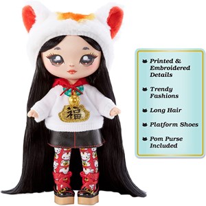 عروسک نانانا سورپرایز Na! Na! Na! Surprise سری Glam 2 مدل MGA - Na! Na! Na! Surprise - Glam Series 2 - Liling Luck_اسباب بازی