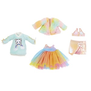 عروسک نانانا سورپرایز گربه رنگین کمانی Na! Na! Na! Surprise سری Big Surprise مدل Na Na Na Surprise Rainbow Fashion Cat Kit _اسباب بازی