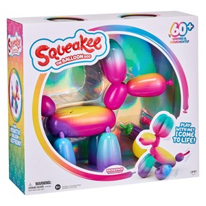 ربات اسباب بازی اسکوییکی سگ بادکنکی رباتیک مدل رنگین کمانی مدل Moose - Squeakee - The Rainbow Dog