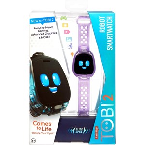 توبی ساعت رباتیک هوشمند بنفش مدل MGA - Little Tikes - Tobi Robot Smartwatch - Series 2 - Purple_اسباب بازی