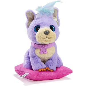 عروسک هاپو بنفش اسکراف لاوز Scruff-a-Luvs سری Cutie Cuts مدل Moose - Scruff a Luvs - Cutie Cuts Little Live Pets Shave to Magically Reveal - Purple Puppy_اسباب بازی