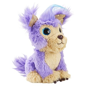 عروسک هاپو بنفش اسکراف لاوز Scruff-a-Luvs سری Cutie Cuts مدل Moose - Scruff a Luvs - Cutie Cuts Little Live Pets Shave to Magically Reveal - Purple Puppy_اسباب بازی