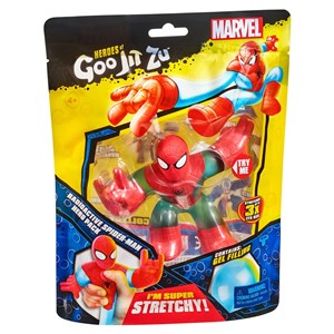 عروسک فشاری گو جیت زو اسپایدرمن مدل Moose - Goo Jit Zu - Marvel Hero Pack - Radio Active Spider Man_اسباب بازی