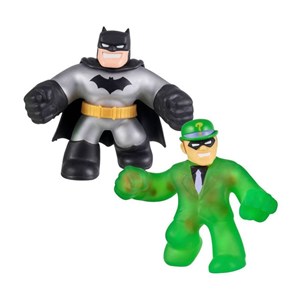 پک دو تایی عروسک های فشاری گو جیت زو بتمن و ریدلر سری DC مدل Moose - Goo Jit Zu - DC Versus Pack - Metallic Batman vs Riddler_اسباب بازی