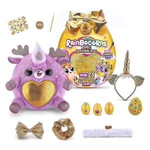 عروسک سورپرایزی رینبوکورنز RainBocoRns سری Epic Golden Egg مدل Zuru - Rainbocorns - Epic Golden Egg - Deery Queen_اسباب بازی