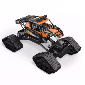 ماشین کنترلی شارژی آفرود برفی نارنجی Remote Control Car off Road Track crawler 4wd Snowmobile 1:12 -اسباب بازی