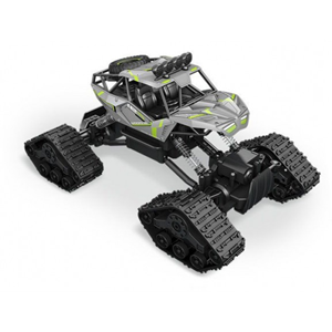 ماشین کنترلی شارژی آفرود برفی طوسی Remote Control Car off Road Track crawler 4wd Snowmobile 1:12 -اسباب بازی