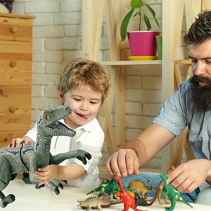 ربات اسباب بازی کنترلی شارژی دایناسور دودزا مدل Remote Control Dinosaur K26_اسباب بازی