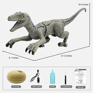 ربات اسباب بازی کنترلی شارژی دایناسور دودزا مدل Remote Control Dinosaur K26_اسباب بازی