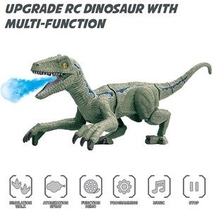 ربات اسباب بازی کنترلی شارژی دایناسور دودزا مدل Remote Control Dinosaur K26_اسباب بازی