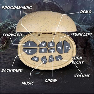ربات اسباب بازی کنترلی شارژی دایناسور دودزا مدل Remote Control Dinosaur K26_اسباب بازی