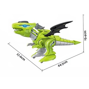 ربات اسباب بازی کنترلی شارژی دایناسور سبز مدل CCE1006 Remote Control Dinosaur Toys Interactive Programmable Robot Dinosaur_اسباب بازی