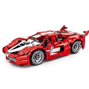 لگو تکنیک ماشین فراری 1282 قطعه مدل LEPIN SY 8608 Ferrari FXX Backstart_اسباب بازی