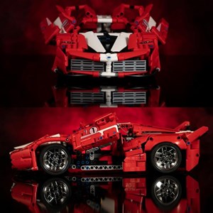 لگو تکنیک ماشین فراری 1282 قطعه مدل LEPIN SY 8608 Ferrari FXX Backstart_اسباب بازی