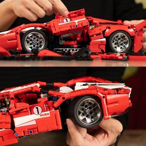 لگو تکنیک ماشین فراری 1282 قطعه مدل LEPIN SY 8608 Ferrari FXX Backstart_اسباب بازی
