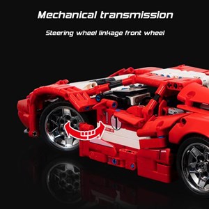 لگو تکنیک ماشین فراری 1282 قطعه مدل LEPIN SY 8608 Ferrari FXX Backstart_اسباب بازی