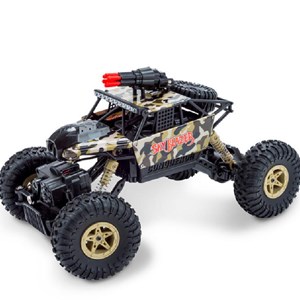 ماشین کنترلی آفرود فلزی دوربین دار مقیاس 1:18 مدل 18428-a Four Wheel Drive Car WiFi Map Rocket Launcher Cross Country Camera Remote Control Kids Toy Race Car_اسباب بازی