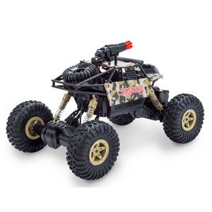  ماشین کنترلی آفرود فلزی دوربین دار مقیاس 1:18 مدل 18428-a Four Wheel Drive Car WiFi Map Rocket Launcher Cross Country Camera Remote Control Kids Toy Race Car_اسباب بازی