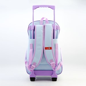 ست 5 در 1 کوله پشتی چرخدار 46 سانتی فروزن مدل Simba - Backpack - Disney Frozen Dazzling with Charm Trolley School Set 5 in 1_کیف مدرسه