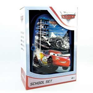 ست 5 در 1 کوله پشتی چرخدار 46 سانتی ماشین ها مدل Simba - Backpack - Disney Cars Full Speed Trolley School Set 5 in 1_کیف مدرسه