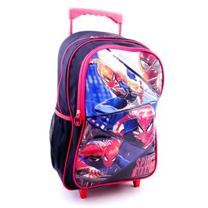 ست 5 در 1 کوله پشتی چرخدار 46 سانتی اسپایدرمن مدل Simba - Backpack - Spider Man Trolley School Set 5 in _کیف مدرسه