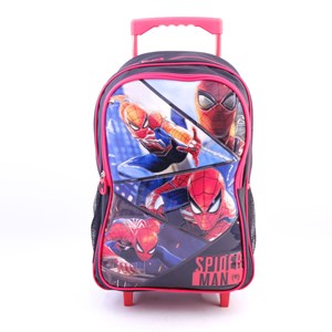ست 5 در 1 کوله پشتی چرخدار 46 سانتی اسپایدرمن مدل Simba - Backpack - Spider Man Trolley School Set 5 in _کیف مدرسه