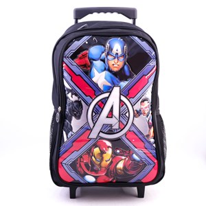 ست 5 در 1 کوله پشتی چرخدار 46 سانتی Avengers مدل Simba - Backpack - Avengers Justice Coming Trolley School Set 5 in 1_کیف مدرسه