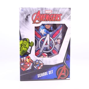 ست 5 در 1 کوله پشتی چرخدار 46 سانتی Avengers مدل Simba - Backpack - Avengers Justice Coming Trolley School Set 5 in 1_کیف مدرسه