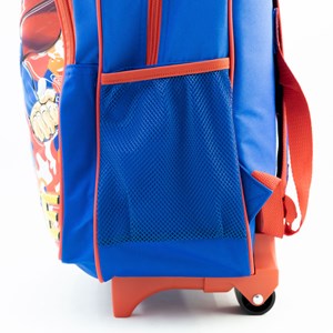 ست 5 در 1 کوله پشتی چرخدار 46 سانتی سوپرمن مدل Simba - Backpack - Superman Attack Trolley School Set 5 in 1_کیف مدرسه