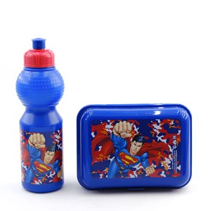 ست 5 در 1 کوله پشتی چرخدار 46 سانتی سوپرمن مدل Simba - Backpack - Superman Attack Trolley School Set 5 in 1_کیف مدرسه