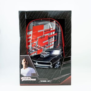 ست 5 در 1 کوله پشتی چرخدار 46 سانتی مدل Simba - Backpack - Fast & Furious Catch Up Trolley School Set 5 in 1_کیف مدرسه