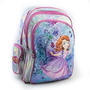 کوله پشتی 46 سانتی‌متر پرنسس سوفیا با طرح پولکی به همراه جامدادی مدل Simba - Backpack - Sofia Royal Crystal Backpack and Pencil Case_کیف مدرسه