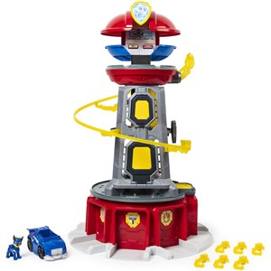 اسباب بازی برج مراقبت سگ‌های نگهبان مدل PAW Patrol, Mighty Pups Super PAWs Lookout Tower Playset with Lights and Sounds